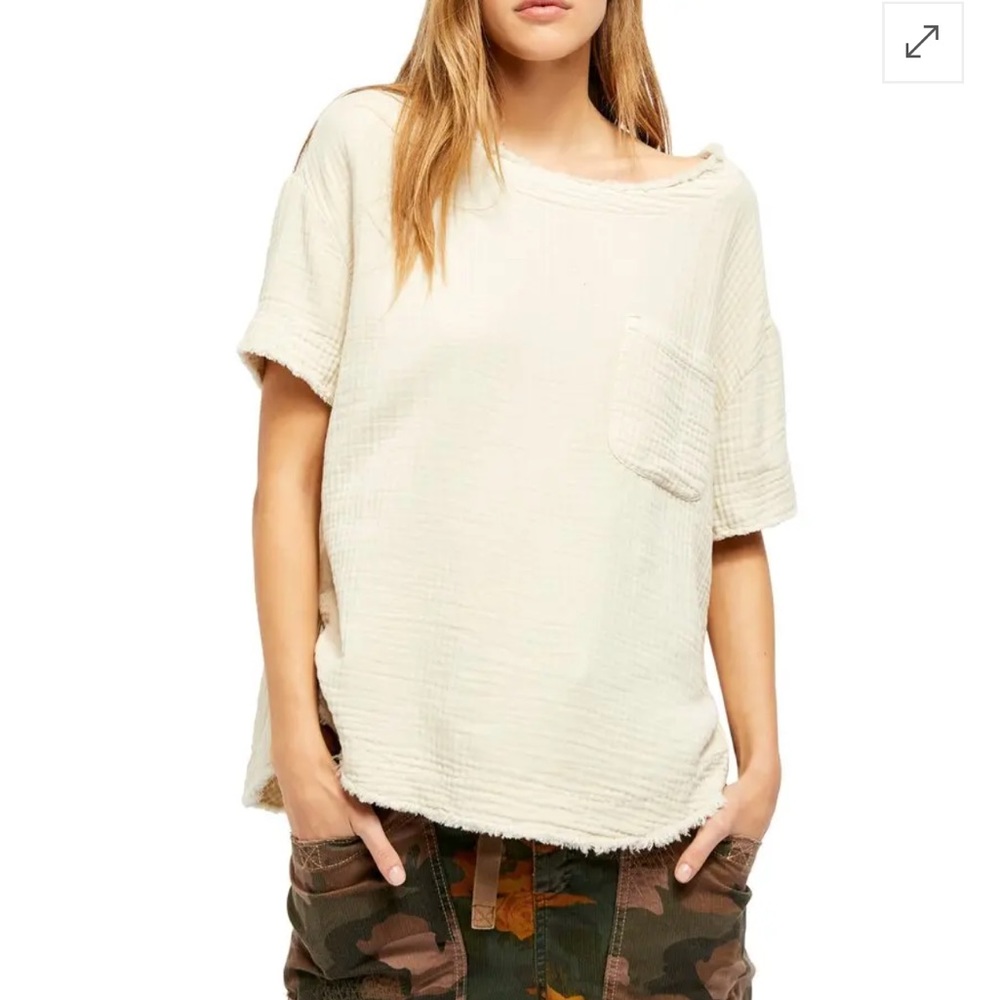 🥑EUC Free People - We The Free - Paylo Alto Shirt - Picture 8 of 10